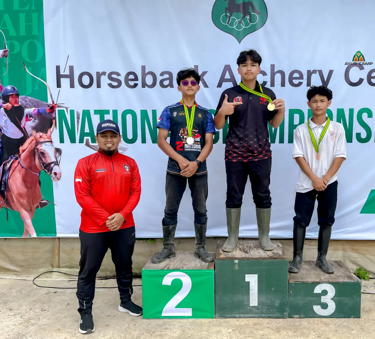 belajar horseback archery terdekat ayub camp klaten standar pordasi